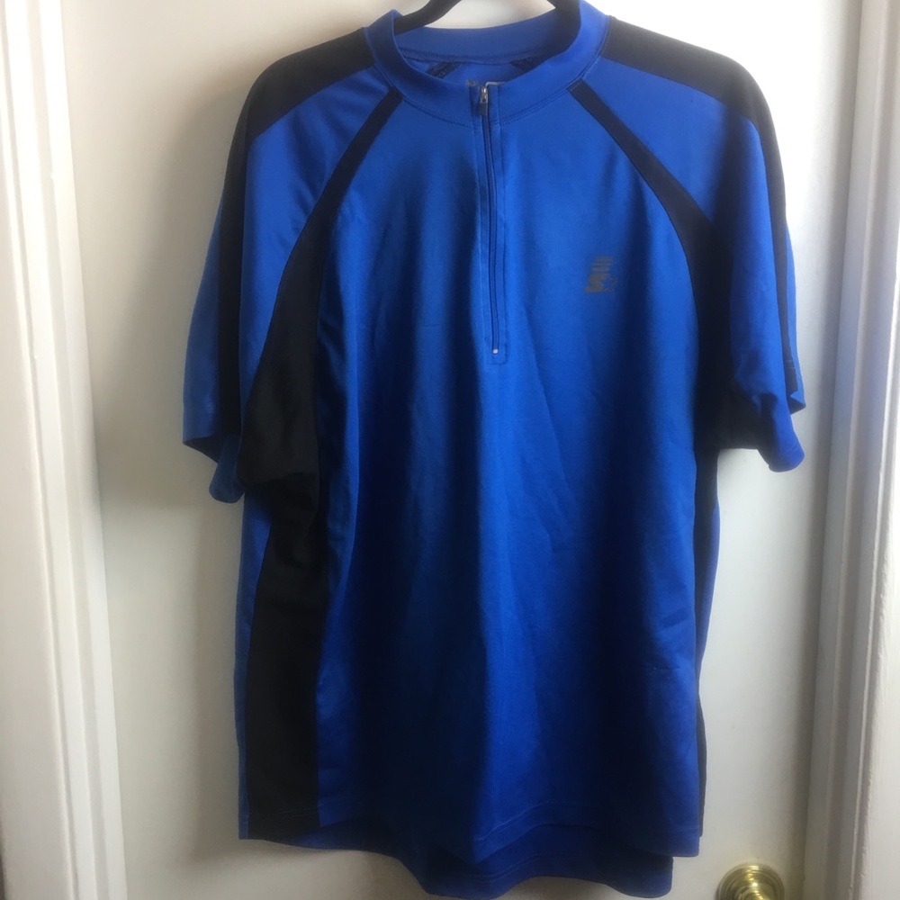 STARTER Dry Fit Black and Blue Short sleeved